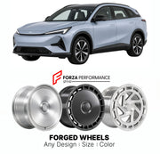 Custom forged wheels for Arcfox BAIC Alpha T5 2023+. Made-to-order monoblock, 2-piece and 3-piece wheels in custom sizes, offsets, colors and finishes with guaranteed vehicle fitment.

We manufacture premium quality forged wheels rims for Arcfox BAIC Alpha T5 2023+ in any design, size, color.

THIS WHEEL DESIGN CAN BE CUSTOM-MADE FOR YOUR CAR IN ANY SIZE AND COLOR OPTIONS
Available in monoblock, 2-piece, 3-piece, duoblock, beadlock
3D wheel renderings are provided according to the exact dimensions and speci