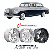 CUSTOM CLASSIC VINTAGE RESTOMOD RETRO OLD SCHOOL FORGED WHEELS RIMS for ARMSTRONG SIDDELEY STAR SAPPHIRE FINAL 1958 - 1960

Custom forged wheels for Armstrong Siddeley Star Sapphire Final 1958 - 1960. Classic, vintage, restomod wheel designs made to order in custom sizes, offsets, colors and finishes.

We manufacture premium quality forged wheels rims for Armstrong Siddeley Star Sapphire Final 1958 - 1960 in any design, size, color.

THIS WHEEL DESIGN CAN BE CUSTOM-MADE FOR YOUR CAR IN ANY SIZE AND COLOR OP