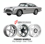 CUSTOM CLASSIC VINTAGE RESTOMOD RETRO OLD SCHOOL FORGED WHEELS RIMS for ASTON MARTIN DB4 DAVID BROWN SERIES 1958 - 1963

Custom forged wheels for Aston Martin DB4 David Brown Series 1958 - 1963. Classic, vintage, restomod wheel designs made to order in custom sizes, offsets, colors and finishes.

We manufacture premium quality forged wheels rims for Aston Martin DB4 David Brown Series 1958 - 1963 in any design, size, color.

THIS WHEEL DESIGN CAN BE CUSTOM-MADE FOR YOUR CAR IN ANY SIZE AND COLOR OPTIONS
Ava