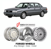 CUSTOM CLASSIC VINTAGE RESTOMOD RETRO OLD SCHOOL FORGED WHEELS RIMS for AUDI 80 90 B4 1991 - 1996

Custom forged wheels for Audi 80 90 B4 1991 - 1996. Classic, vintage, restomod wheel designs made to order in custom sizes, offsets, colors and finishes.

We manufacture premium quality forged wheels rims for Audi 80 90 B4 1991 - 1996 in any design, size, color.

THIS WHEEL DESIGN CAN BE CUSTOM-MADE FOR YOUR CAR IN ANY SIZE AND COLOR OPTIONS
Available in monoblock, 2-piece, 3-piece, duoblock, beadlock
3D wheel