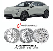 Custom forged wheels for Avatr 11 2022+. Made-to-order monoblock, 2-piece and 3-piece wheels in custom sizes, offsets, colors and finishes with guaranteed vehicle fitment.

We manufacture premium quality forged wheels rims for Avatr 11 2022+ in any design, size, color.

THIS WHEEL DESIGN CAN BE CUSTOM-MADE FOR YOUR CAR IN ANY SIZE AND COLOR OPTIONS
Available in monoblock, 2-piece, 3-piece, duoblock, beadlock
3D wheel renderings are provided according to the exact dimensions and specifications requested by t