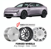 Custom forged wheels for Avatr Changan 6 2025+. Made-to-order monoblock, 2-piece and 3-piece wheels in custom sizes, offsets, colors and finishes with guaranteed vehicle fitment.

We manufacture premium quality forged wheels rims for Avatr Changan 6 2025+ in any design, size, color.

THIS WHEEL DESIGN CAN BE CUSTOM-MADE FOR YOUR CAR IN ANY SIZE AND COLOR OPTIONS
Available in monoblock, 2-piece, 3-piece, duoblock, beadlock
3D wheel renderings are provided according to the exact dimensions and specifications 