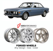 CUSTOM CLASSIC VINTAGE RESTOMOD RETRO OLD SCHOOL FORGED WHEELS RIMS for BMW 3.0 CS CSI CSL E9 1968 - 1975

Custom forged wheels for BMW 3.0 CS CSi CSL E9 1968 - 1975. Classic, vintage, restomod wheel designs made to order in custom sizes, offsets, colors and finishes.

We manufacture premium quality forged wheels rims for BMW 3.0 CS CSi CSL E9 1968 - 1975 in any design, size, color.

THIS WHEEL DESIGN CAN BE CUSTOM-MADE FOR YOUR CAR IN ANY SIZE AND COLOR OPTIONS
Available in monoblock, 2-piece, 3-piece, duo