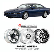 CUSTOM CLASSIC VINTAGE RESTOMOD RETRO OLD SCHOOL FORGED WHEELS RIMS for BMW 8 SERIES E31 840CI 1992 - 1999

Custom forged wheels for BMW 8 Series E31 840Ci 1992 - 1999. Classic, vintage, restomod wheel designs made to order in custom sizes, offsets, colors and finishes.

We manufacture premium quality forged wheels rims for BMW 8 Series E31 840Ci 1992 - 1999 in any design, size, color.

THIS WHEEL DESIGN CAN BE CUSTOM-MADE FOR YOUR CAR IN ANY SIZE AND COLOR OPTIONS
Available in monoblock, 2-piece, 3-piece, 
