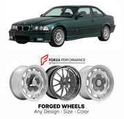 CUSTOM CLASSIC VINTAGE RESTOMOD RETRO OLD SCHOOL FORGED WHEELS RIMS for BMW M3 E36 1992 - 1999

Custom forged wheels for BMW M3 E36 1992 - 1999. Classic, vintage, restomod wheel designs made to order in custom sizes, offsets, colors and finishes.

We manufacture premium quality forged wheels rims for BMW M3 E36 1992 - 1999 in any design, size, color.

THIS WHEEL DESIGN CAN BE CUSTOM-MADE FOR YOUR CAR IN ANY SIZE AND COLOR OPTIONS
Available in monoblock, 2-piece, 3-piece, duoblock, beadlock
3D wheel renderin