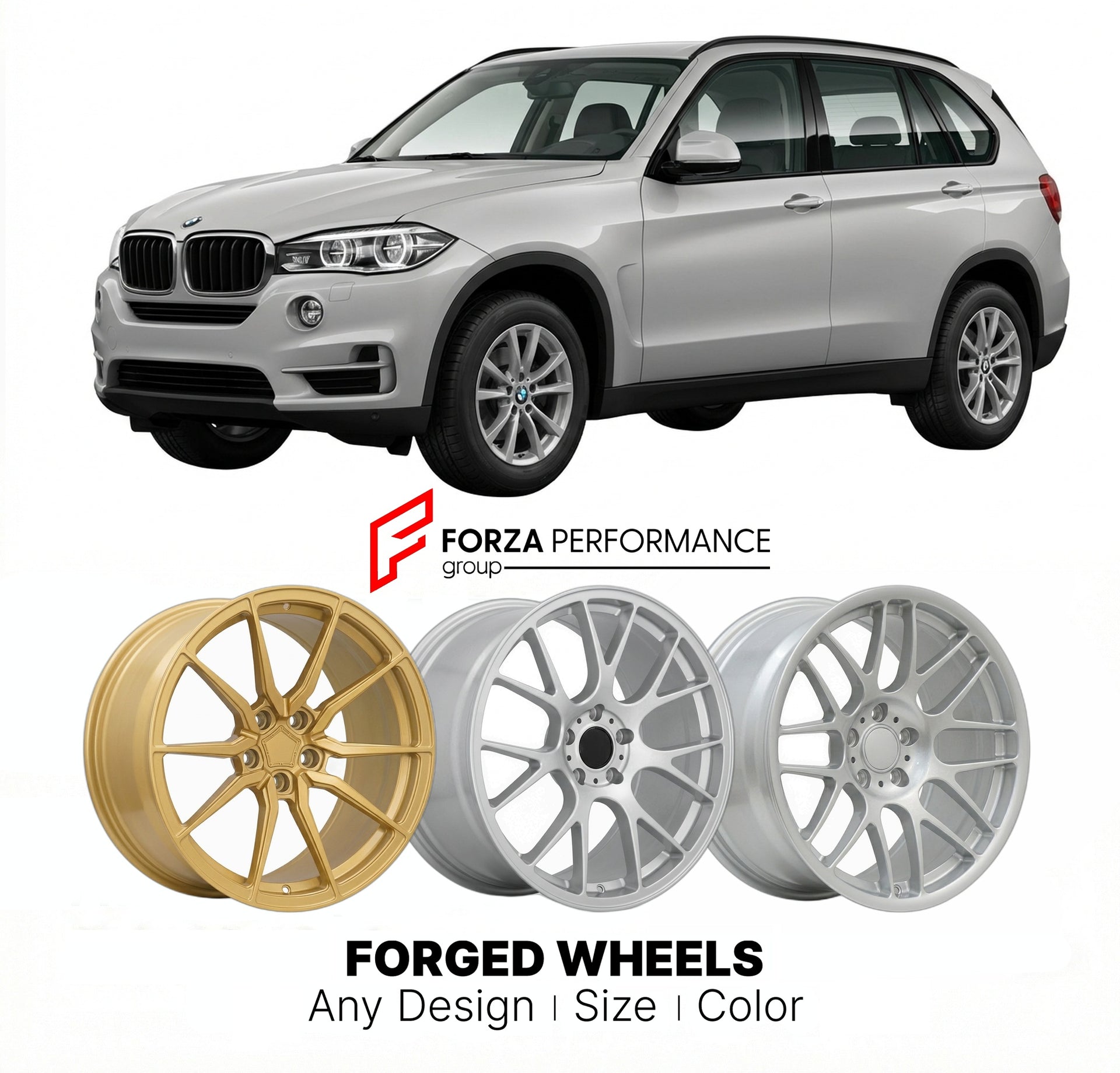 CUSTOM FORGED WHEELS RIMS for BMW X5 (F15) 2017