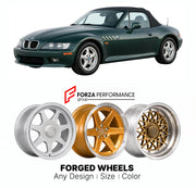 CUSTOM CLASSIC VINTAGE RESTOMOD RETRO OLD SCHOOL FORGED WHEELS RIMS for BMW Z SERIES Z3 1995 - 2002

Custom forged wheels for BMW Z Series Z3 1995 - 2002. Classic, vintage, restomod wheel designs made to order in custom sizes, offsets, colors and finishes.

We manufacture premium quality forged wheels rims for BMW Z Series Z3 1995 - 2002 in any design, size, color.

THIS WHEEL DESIGN CAN BE CUSTOM-MADE FOR YOUR CAR IN ANY SIZE AND COLOR OPTIONS
Available in monoblock, 2-piece, 3-piece, duoblock, beadlock
3D