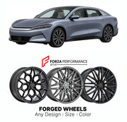 Custom forged wheels for BYD Han L 2025+. Made-to-order monoblock, 2-piece and 3-piece wheels in custom sizes, offsets, colors and finishes with guaranteed vehicle fitment.

We manufacture premium quality forged wheels rims for BYD Han L 2025+ in any design, size, color.

THIS WHEEL DESIGN CAN BE CUSTOM-MADE FOR YOUR CAR IN ANY SIZE AND COLOR OPTIONS
Available in monoblock, 2-piece, 3-piece, duoblock, beadlock
3D wheel renderings are provided according to the exact dimensions and specifications requested by