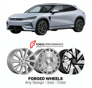 Custom forged wheels for BYD Song L EV 2023+. Made-to-order monoblock, 2-piece and 3-piece wheels in custom sizes, offsets, colors and finishes with guaranteed vehicle fitment.

We manufacture premium quality forged wheels rims for BYD Song L EV 2023+ in any design, size, color.

THIS WHEEL DESIGN CAN BE CUSTOM-MADE FOR YOUR CAR IN ANY SIZE AND COLOR OPTIONS
Available in monoblock, 2-piece, 3-piece, duoblock, beadlock
3D wheel renderings are provided according to the exact dimensions and specifications requ