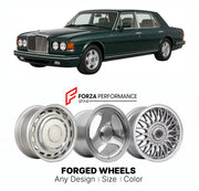 CUSTOM CLASSIC VINTAGE RESTOMOD RETRO OLD SCHOOL FORGED WHEELS RIMS for BENTLEY BROOKLANDS 1992 - 1998

Custom forged wheels for Bentley Brooklands 1992 - 1998. Classic, vintage, restomod wheel designs made to order in custom sizes, offsets, colors and finishes.

We manufacture premium quality forged wheels rims for Bentley Brooklands 1992 - 1998 in any design, size, color.

THIS WHEEL DESIGN CAN BE CUSTOM-MADE FOR YOUR CAR IN ANY SIZE AND COLOR OPTIONS
Available in monoblock, 2-piece, 3-piece, duoblock, be