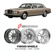 CUSTOM CLASSIC VINTAGE RESTOMOD RETRO OLD SCHOOL FORGED WHEELS RIMS for BENTLEY MULSANNE TURBO 1982 - 1985

Custom forged wheels for Bentley Mulsanne Turbo 1982 - 1985. Classic, vintage, restomod wheel designs made to order in custom sizes, offsets, colors and finishes.

We manufacture premium quality forged wheels rims for Bentley Mulsanne Turbo 1982 - 1985 in any design, size, color.

THIS WHEEL DESIGN CAN BE CUSTOM-MADE FOR YOUR CAR IN ANY SIZE AND COLOR OPTIONS
Available in monoblock, 2-piece, 3-piece, 