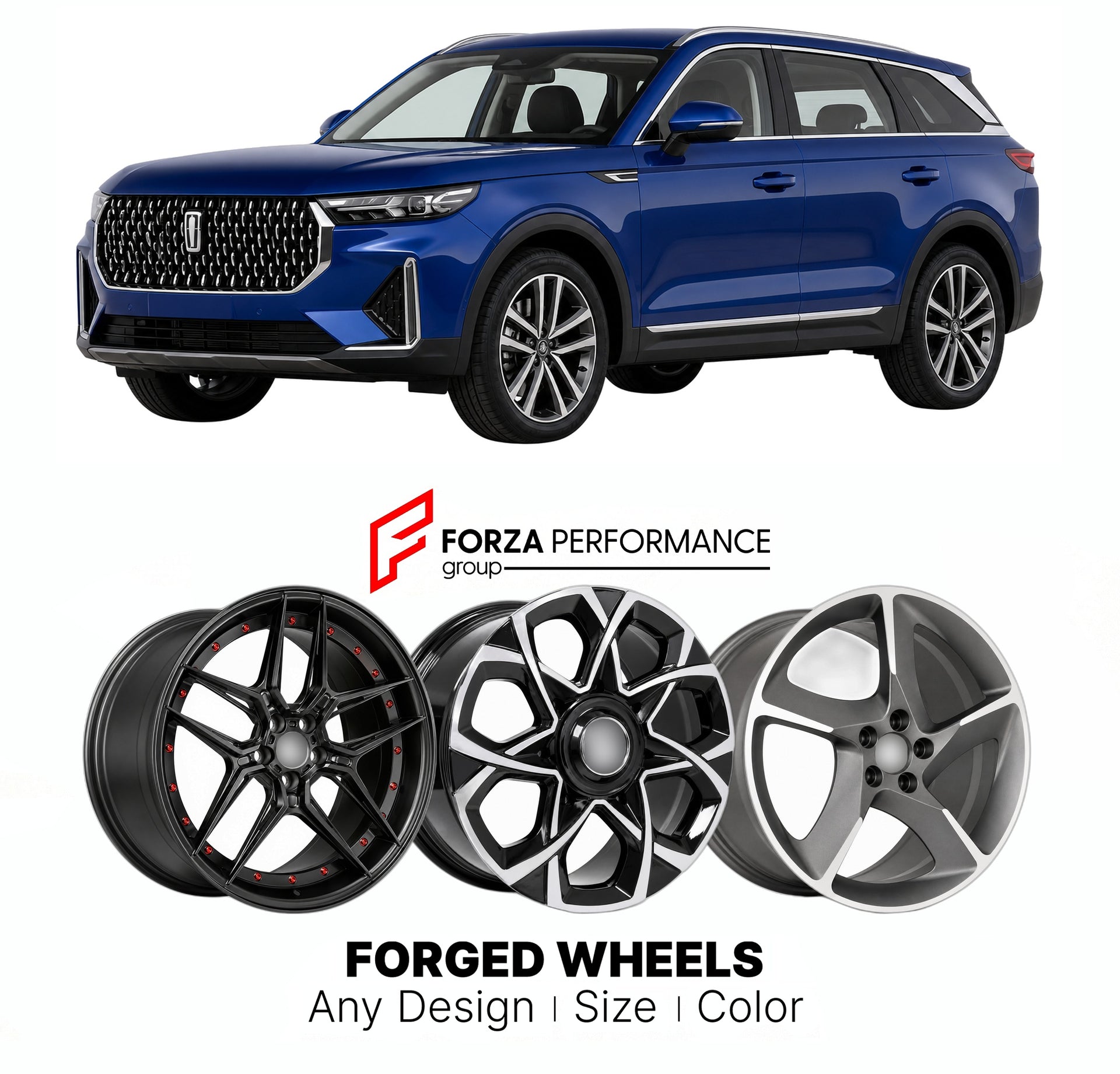 Custom forged wheels for Bestune FAW T99 2019+. Made-to-order monoblock, 2-piece and 3-piece wheels in custom sizes, offsets, colors and finishes with guaranteed vehicle fitment.

We manufacture premium quality forged wheels rims for Bestune FAW T99 2019+ in any design, size, color.

THIS WHEEL DESIGN CAN BE CUSTOM-MADE FOR YOUR CAR IN ANY SIZE AND COLOR OPTIONS
Available in monoblock, 2-piece, 3-piece, duoblock, beadlock
3D wheel renderings are provided according to the exact dimensions and specifications 
