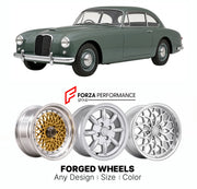 CUSTOM CLASSIC VINTAGE RESTOMOD RETRO OLD SCHOOL FORGED WHEELS RIMS for BRISTOL 407 1961 - 1963

Custom forged wheels for Bristol 407 1961 - 1963. Classic, vintage, restomod wheel designs made to order in custom sizes, offsets, colors and finishes.

We manufacture premium quality forged wheels rims for Bristol 407 1961 - 1963 in any design, size, color.

THIS WHEEL DESIGN CAN BE CUSTOM-MADE FOR YOUR CAR IN ANY SIZE AND COLOR OPTIONS
Available in monoblock, 2-piece, 3-piece, duoblock, beadlock
3D wheel rende