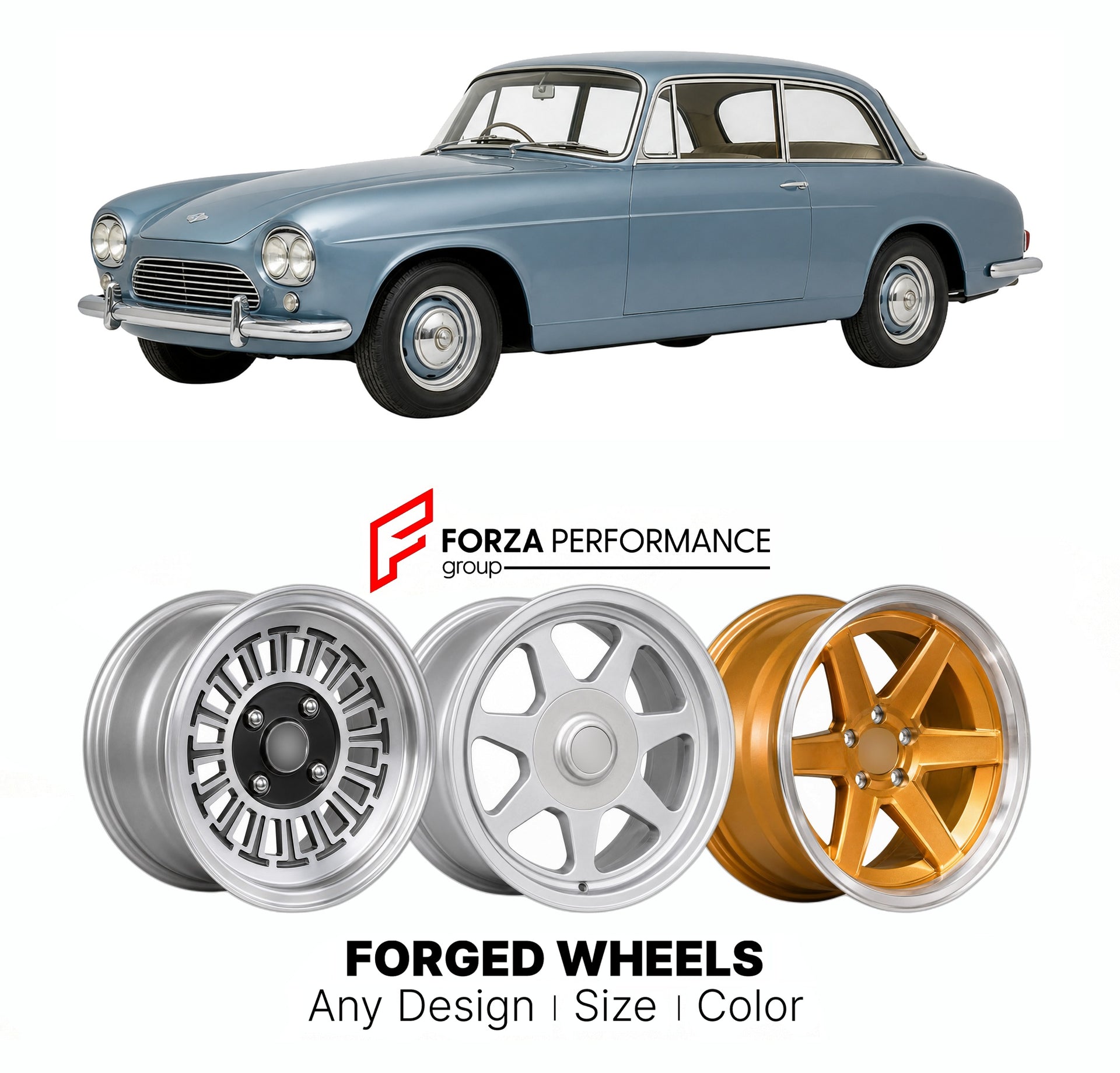 CUSTOM CLASSIC VINTAGE RESTOMOD RETRO OLD SCHOOL FORGED WHEELS RIMS for BRISTOL 410 1967 - 1969

Custom forged wheels for Bristol 410 1967 - 1969. Classic, vintage, restomod wheel designs made to order in custom sizes, offsets, colors and finishes.

We manufacture premium quality forged wheels rims for Bristol 410 1967 - 1969 in any design, size, color.

THIS WHEEL DESIGN CAN BE CUSTOM-MADE FOR YOUR CAR IN ANY SIZE AND COLOR OPTIONS
Available in monoblock, 2-piece, 3-piece, duoblock, beadlock
3D wheel rende