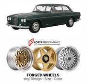 CUSTOM CLASSIC VINTAGE RESTOMOD RETRO OLD SCHOOL FORGED WHEELS RIMS for BRISTOL 411 1969 - 1976

Custom forged wheels for Bristol 411 1969 - 1976. Classic, vintage, restomod wheel designs made to order in custom sizes, offsets, colors and finishes.

We manufacture premium quality forged wheels rims for Bristol 411 1969 - 1976 in any design, size, color.

THIS WHEEL DESIGN CAN BE CUSTOM-MADE FOR YOUR CAR IN ANY SIZE AND COLOR OPTIONS
Available in monoblock, 2-piece, 3-piece, duoblock, beadlock
3D wheel rende