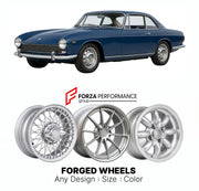 CUSTOM CLASSIC VINTAGE RESTOMOD RETRO OLD SCHOOL FORGED WHEELS RIMS for BRISTOL 411 SERIES 1-5 1969 - 1976

Custom forged wheels for Bristol 411 Series 1-5 1969 - 1976. Classic, vintage, restomod wheel designs made to order in custom sizes, offsets, colors and finishes.

We manufacture premium quality forged wheels rims for Bristol 411 Series 1-5 1969 - 1976 in any design, size, color.

THIS WHEEL DESIGN CAN BE CUSTOM-MADE FOR YOUR CAR IN ANY SIZE AND COLOR OPTIONS
Available in monoblock, 2-piece, 3-piece, 