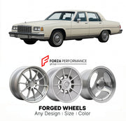 CUSTOM CLASSIC VINTAGE RESTOMOD RETRO OLD SCHOOL FORGED WHEELS RIMS for BUICK ELECTRA 225 LIMITED 1980 - 1984
Custom forged wheels for classic American muscle cars. Ideal for restomod builds, vintage restorations, and show cars. Deep dish and retro styling available.

We manufacture premium quality forged wheels rims for Buick Electra 225 Limited 1980 - 1984 in any design, size, color.

THIS WHEEL DESIGN CAN BE CUSTOM-MADE FOR YOUR CAR IN ANY SIZE AND COLOR OPTIONS
Available in monoblock, 2-piece, 3-piece, 