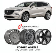 FORGED WHEELS RIMS for BUICK ENCLAVE AVENIR 2008 - 2024

Custom forged wheels for Buick Enclave Avenir 2008 - 2024. Made-to-order monoblock, 2-piece and 3-piece rims in custom sizes, offsets, colors and finishes with guaranteed fitment.

We manufacture premium quality forged wheels rims for Buick Enclave Avenir 2008 - 2024 in any design, size, color.

THIS WHEEL DESIGN CAN BE CUSTOM-MADE FOR YOUR CAR IN ANY SIZE AND COLOR OPTIONS
Available in monoblock, 2-piece, 3-piece, duoblock, beadlock
3D wheel renderin