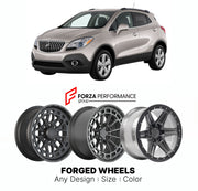 FORGED WHEELS RIMS for BUICK ENCORE BASE 2013 - 2022

Custom forged wheels for Buick Encore Base 2013 - 2022. Made-to-order monoblock, 2-piece and 3-piece rims in custom sizes, offsets, colors and finishes with guaranteed fitment.

We manufacture premium quality forged wheels rims for Buick Encore Base 2013 - 2022 in any design, size, color.

THIS WHEEL DESIGN CAN BE CUSTOM-MADE FOR YOUR CAR IN ANY SIZE AND COLOR OPTIONS
Available in monoblock, 2-piece, 3-piece, duoblock, beadlock
3D wheel renderings are pr