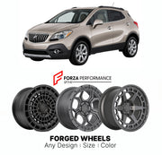 FORGED WHEELS RIMS for BUICK ENCORE CONVENIENCE 2013 - 2022

Custom forged wheels for Buick Encore Convenience 2013 - 2022. Made-to-order monoblock, 2-piece and 3-piece rims in custom sizes, offsets, colors and finishes with guaranteed fitment.

We manufacture premium quality forged wheels rims for Buick Encore Convenience 2013 - 2022 in any design, size, color.

THIS WHEEL DESIGN CAN BE CUSTOM-MADE FOR YOUR CAR IN ANY SIZE AND COLOR OPTIONS
Available in monoblock, 2-piece, 3-piece, duoblock, beadlock
3D wh