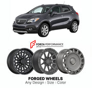 FORGED WHEELS RIMS for BUICK ENCORE ESSENCE 2013 - 2022

Custom forged wheels for Buick Encore Essence 2013 - 2022. Made-to-order monoblock, 2-piece and 3-piece rims in custom sizes, offsets, colors and finishes with guaranteed fitment.

We manufacture premium quality forged wheels rims for Buick Encore Essence 2013 - 2022 in any design, size, color.

THIS WHEEL DESIGN CAN BE CUSTOM-MADE FOR YOUR CAR IN ANY SIZE AND COLOR OPTIONS
Available in monoblock, 2-piece, 3-piece, duoblock, beadlock
3D wheel renderin