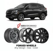FORGED WHEELS RIMS for BUICK ENCORE GX 2020+

Custom forged wheels for Buick Encore GX 2020+. Made-to-order monoblock, 2-piece and 3-piece rims in custom sizes, offsets, colors and finishes with guaranteed fitment.

We manufacture premium quality forged wheels rims for Buick Encore GX 2020+ in any design, size, color.

THIS WHEEL DESIGN CAN BE CUSTOM-MADE FOR YOUR CAR IN ANY SIZE AND COLOR OPTIONS
Available in monoblock, 2-piece, 3-piece, duoblock, beadlock
3D wheel renderings are provided according to the 