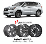 FORGED WHEELS RIMS for BUICK ENVISION 2016 - 2020

Custom forged wheels for Buick Envision 2016 - 2020. Made-to-order monoblock, 2-piece and 3-piece rims in custom sizes, offsets, colors and finishes with guaranteed fitment.

We manufacture premium quality forged wheels rims for Buick Envision 2016 - 2020 in any design, size, color.

THIS WHEEL DESIGN CAN BE CUSTOM-MADE FOR YOUR CAR IN ANY SIZE AND COLOR OPTIONS
Available in monoblock, 2-piece, 3-piece, duoblock, beadlock
3D wheel renderings are provided ac