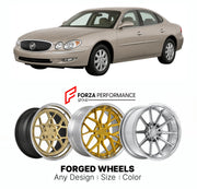 FORGED WHEELS RIMS for BUICK LACROSSE CX 2005 - 2019

Custom forged wheels for Buick LaCrosse CX 2005 - 2019. Made-to-order monoblock, 2-piece and 3-piece rims in custom sizes, offsets, colors and finishes with guaranteed fitment.

We manufacture premium quality forged wheels rims for Buick LaCrosse CX 2005 - 2019 in any design, size, color.

THIS WHEEL DESIGN CAN BE CUSTOM-MADE FOR YOUR CAR IN ANY SIZE AND COLOR OPTIONS
Available in monoblock, 2-piece, 3-piece, duoblock, beadlock
3D wheel renderings are pr