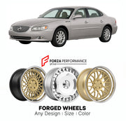 FORGED WHEELS RIMS for BUICK LACROSSE SUPER 2005 - 2019

Custom forged wheels for Buick LaCrosse Super 2005 - 2019. Made-to-order monoblock, 2-piece and 3-piece rims in custom sizes, offsets, colors and finishes with guaranteed fitment.

We manufacture premium quality forged wheels rims for Buick LaCrosse Super 2005 - 2019 in any design, size, color.

THIS WHEEL DESIGN CAN BE CUSTOM-MADE FOR YOUR CAR IN ANY SIZE AND COLOR OPTIONS
Available in monoblock, 2-piece, 3-piece, duoblock, beadlock
3D wheel renderin
