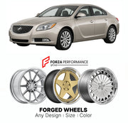 FORGED WHEELS RIMS for BUICK REGAL 2011 - 2017

Custom forged wheels for Buick Regal 2011 - 2017. Made-to-order monoblock, 2-piece and 3-piece rims in custom sizes, offsets, colors and finishes with guaranteed fitment.

We manufacture premium quality forged wheels rims for Buick Regal 2011 - 2017 in any design, size, color.

THIS WHEEL DESIGN CAN BE CUSTOM-MADE FOR YOUR CAR IN ANY SIZE AND COLOR OPTIONS
Available in monoblock, 2-piece, 3-piece, duoblock, beadlock
3D wheel renderings are provided according t
