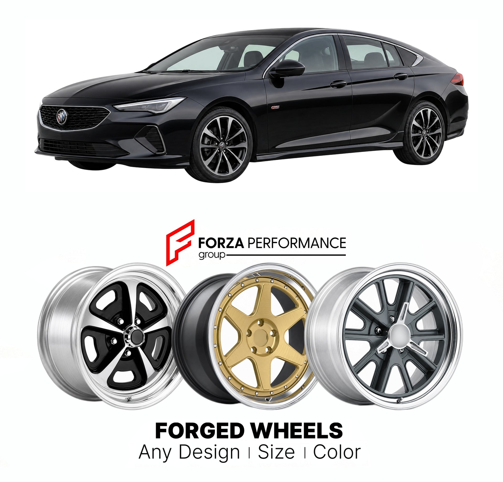 FORGED WHEELS RIMS for BUICK REGAL GS SPORTBACK 1990 - 2020

Custom forged wheels for Buick Regal GS Sportback 1990 - 2020. Made-to-order monoblock, 2-piece and 3-piece rims in custom sizes, offsets, colors and finishes with guaranteed fitment.

We manufacture premium quality forged wheels rims for Buick Regal GS Sportback 1990 - 2020 in any design, size, color.

THIS WHEEL DESIGN CAN BE CUSTOM-MADE FOR YOUR CAR IN ANY SIZE AND COLOR OPTIONS
Available in monoblock, 2-piece, 3-piece, duoblock, beadlock
3D wh