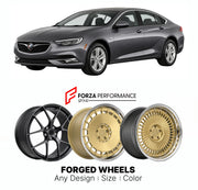 FORGED WHEELS RIMS for BUICK REGAL SPORTBACK 2018 - 2020

Custom forged wheels for Buick Regal Sportback 2018 - 2020. Made-to-order monoblock, 2-piece and 3-piece rims in custom sizes, offsets, colors and finishes with guaranteed fitment.

We manufacture premium quality forged wheels rims for Buick Regal Sportback 2018 - 2020 in any design, size, color.

THIS WHEEL DESIGN CAN BE CUSTOM-MADE FOR YOUR CAR IN ANY SIZE AND COLOR OPTIONS
Available in monoblock, 2-piece, 3-piece, duoblock, beadlock
3D wheel rende