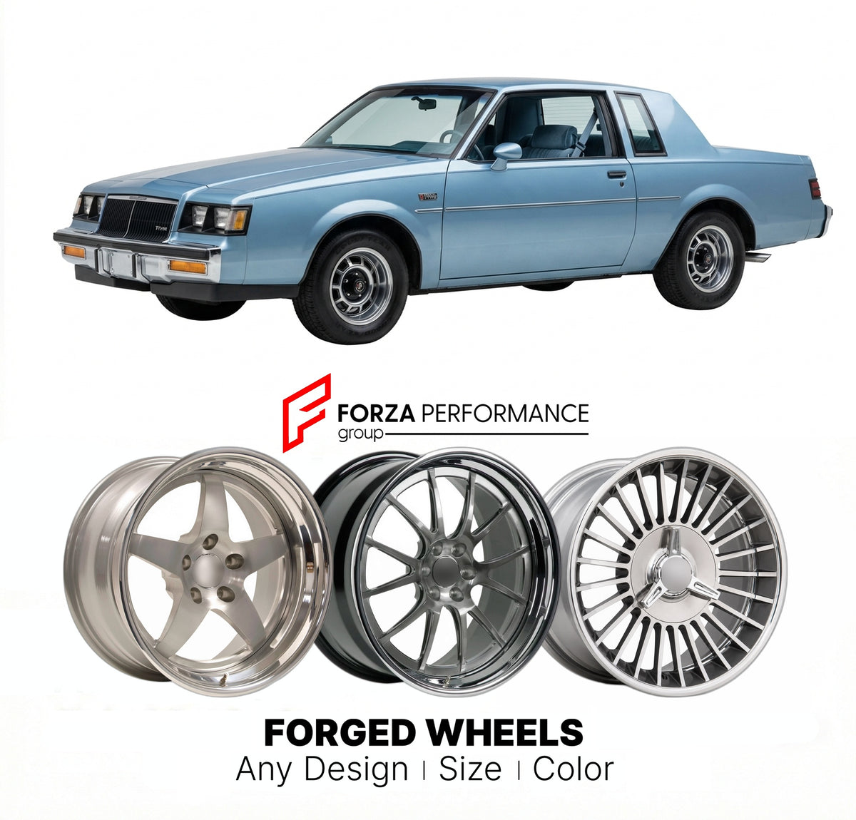CUSTOM CLASSIC VINTAGE RESTOMOD RETRO OLD SCHOOL FORGED WHEELS RIMS fo