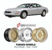 FORGED WHEELS RIMS for BUICK RIVIERA SILVER ARROW EDITION 1995 - 1999

Custom forged wheels for Buick Riviera Silver Arrow Edition 1995 - 1999. Made-to-order monoblock, 2-piece and 3-piece rims in custom sizes, offsets, colors and finishes with guaranteed fitment.

We manufacture premium quality forged wheels rims for Buick Riviera Silver Arrow Edition 1995 - 1999 in any design, size, color.

THIS WHEEL DESIGN CAN BE CUSTOM-MADE FOR YOUR CAR IN ANY SIZE AND COLOR OPTIONS
Available in monoblock, 2-piece, 3-p
