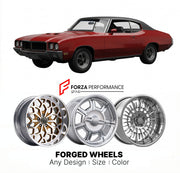 CUSTOM CLASSIC VINTAGE RESTOMOD RETRO OLD SCHOOL FORGED WHEELS RIMS for BUICK SKYLARK GS 455 1970 - 1972
Custom forged wheels for classic American muscle cars. Ideal for restomod builds, vintage restorations, and show cars. Deep dish and retro styling available.

We manufacture premium quality forged wheels rims for Buick Skylark GS 455 1970 - 1972 in any design, size, color.

THIS WHEEL DESIGN CAN BE CUSTOM-MADE FOR YOUR CAR IN ANY SIZE AND COLOR OPTIONS
Available in monoblock, 2-piece, 3-piece, duoblock, 