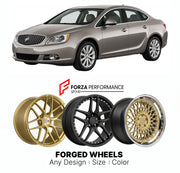FORGED WHEELS RIMS for BUICK VERANO CONVENIENCE 2012 - 2017

Custom forged wheels for Buick Verano Convenience 2012 - 2017. Made-to-order monoblock, 2-piece and 3-piece rims in custom sizes, offsets, colors and finishes with guaranteed fitment.

We manufacture premium quality forged wheels rims for Buick Verano Convenience 2012 - 2017 in any design, size, color.

THIS WHEEL DESIGN CAN BE CUSTOM-MADE FOR YOUR CAR IN ANY SIZE AND COLOR OPTIONS
Available in monoblock, 2-piece, 3-piece, duoblock, beadlock
3D wh