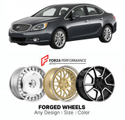 FORGED WHEELS RIMS for BUICK VERANO LEATHER 2012 - 2017

Custom forged wheels for Buick Verano Leather 2012 - 2017. Made-to-order monoblock, 2-piece and 3-piece rims in custom sizes, offsets, colors and finishes with guaranteed fitment.

We manufacture premium quality forged wheels rims for Buick Verano Leather 2012 - 2017 in any design, size, color.

THIS WHEEL DESIGN CAN BE CUSTOM-MADE FOR YOUR CAR IN ANY SIZE AND COLOR OPTIONS
Available in monoblock, 2-piece, 3-piece, duoblock, beadlock
3D wheel renderin