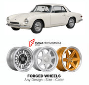 CUSTOM CLASSIC VINTAGE RESTOMOD RETRO OLD SCHOOL FORGED WHEELS RIMS for CG 1000 1966 - 1969

Custom forged wheels for CG 1000 1966 - 1969. Classic, vintage, restomod wheel designs made to order in custom sizes, offsets, colors and finishes.

We manufacture premium quality forged wheels rims for CG 1000 1966 - 1969 in any design, size, color.

THIS WHEEL DESIGN CAN BE CUSTOM-MADE FOR YOUR CAR IN ANY SIZE AND COLOR OPTIONS
Available in monoblock, 2-piece, 3-piece, duoblock, beadlock
3D wheel renderings are pr