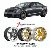 FORGED WHEELS RIMS for CADILLAC ATS ATS-V SEDAN 2013 - 2019

Custom forged wheels for Cadillac ATS ATS-V Sedan 2013 - 2019. Made-to-order monoblock, 2-piece and 3-piece rims in custom sizes, offsets, colors and finishes with guaranteed fitment.

We manufacture premium quality forged wheels rims for Cadillac ATS ATS-V Sedan 2013 - 2019 in any design, size, color.

THIS WHEEL DESIGN CAN BE CUSTOM-MADE FOR YOUR CAR IN ANY SIZE AND COLOR OPTIONS
Available in monoblock, 2-piece, 3-piece, duoblock, beadlock
3D wh