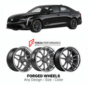 FORGED WHEELS RIMS for CADILLAC CT4 CT4-V BLACKWING 2020+

Custom forged wheels for Cadillac CT4 CT4-V Blackwing 2020+. Made-to-order monoblock, 2-piece and 3-piece rims in custom sizes, offsets, colors and finishes with guaranteed fitment.

We manufacture premium quality forged wheels rims for Cadillac CT4 CT4-V Blackwing 2020+ in any design, size, color.

THIS WHEEL DESIGN CAN BE CUSTOM-MADE FOR YOUR CAR IN ANY SIZE AND COLOR OPTIONS
Available in monoblock, 2-piece, 3-piece, duoblock, beadlock
3D wheel re