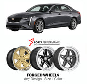 FORGED WHEELS RIMS for CADILLAC CT4 PREMIUM LUXURY 2020+

Custom forged wheels for Cadillac CT4 Premium Luxury 2020+. Made-to-order monoblock, 2-piece and 3-piece rims in custom sizes, offsets, colors and finishes with guaranteed fitment.

We manufacture premium quality forged wheels rims for Cadillac CT4 Premium Luxury 2020+ in any design, size, color.

THIS WHEEL DESIGN CAN BE CUSTOM-MADE FOR YOUR CAR IN ANY SIZE AND COLOR OPTIONS
Available in monoblock, 2-piece, 3-piece, duoblock, beadlock
3D wheel rende