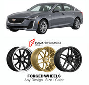FORGED WHEELS RIMS for CADILLAC CT5 PREMIUM LUXURY 2020+

Custom forged wheels for Cadillac CT5 Premium Luxury 2020+. Made-to-order monoblock, 2-piece and 3-piece rims in custom sizes, offsets, colors and finishes with guaranteed fitment.

We manufacture premium quality forged wheels rims for Cadillac CT5 Premium Luxury 2020+ in any design, size, color.

THIS WHEEL DESIGN CAN BE CUSTOM-MADE FOR YOUR CAR IN ANY SIZE AND COLOR OPTIONS
Available in monoblock, 2-piece, 3-piece, duoblock, beadlock
3D wheel rende