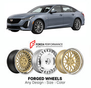FORGED WHEELS RIMS for CADILLAC CT5 SPORT 2020+

Custom forged wheels for Cadillac CT5 Sport 2020+. Made-to-order monoblock, 2-piece and 3-piece rims in custom sizes, offsets, colors and finishes with guaranteed fitment.

We manufacture premium quality forged wheels rims for Cadillac CT5 Sport 2020+ in any design, size, color.

THIS WHEEL DESIGN CAN BE CUSTOM-MADE FOR YOUR CAR IN ANY SIZE AND COLOR OPTIONS
Available in monoblock, 2-piece, 3-piece, duoblock, beadlock
3D wheel renderings are provided accordin