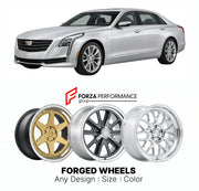 FORGED WHEELS RIMS for CADILLAC CT6 PLATINUM 2016 - 2020

Custom forged wheels for Cadillac CT6 Platinum 2016 - 2020. Made-to-order monoblock, 2-piece and 3-piece rims in custom sizes, offsets, colors and finishes with guaranteed fitment.

We manufacture premium quality forged wheels rims for Cadillac CT6 Platinum 2016 - 2020 in any design, size, color.

THIS WHEEL DESIGN CAN BE CUSTOM-MADE FOR YOUR CAR IN ANY SIZE AND COLOR OPTIONS
Available in monoblock, 2-piece, 3-piece, duoblock, beadlock
3D wheel rende