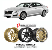 FORGED WHEELS RIMS for CADILLAC CTS 2014 - 2019

Custom forged wheels for Cadillac CTS 2014 - 2019. Made-to-order monoblock, 2-piece and 3-piece rims in custom sizes, offsets, colors and finishes with guaranteed fitment.

We manufacture premium quality forged wheels rims for Cadillac CTS 2014 - 2019 in any design, size, color.

THIS WHEEL DESIGN CAN BE CUSTOM-MADE FOR YOUR CAR IN ANY SIZE AND COLOR OPTIONS
Available in monoblock, 2-piece, 3-piece, duoblock, beadlock
3D wheel renderings are provided accordin