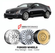 FORGED WHEELS RIMS for CADILLAC CTS CTS-V COUPE 2003 - 2019

Custom forged wheels for Cadillac CTS CTS-V Coupe 2003 - 2019. Made-to-order monoblock, 2-piece and 3-piece rims in custom sizes, offsets, colors and finishes with guaranteed fitment.

We manufacture premium quality forged wheels rims for Cadillac CTS CTS-V Coupe 2003 - 2019 in any design, size, color.

THIS WHEEL DESIGN CAN BE CUSTOM-MADE FOR YOUR CAR IN ANY SIZE AND COLOR OPTIONS
Available in monoblock, 2-piece, 3-piece, duoblock, beadlock
3D wh
