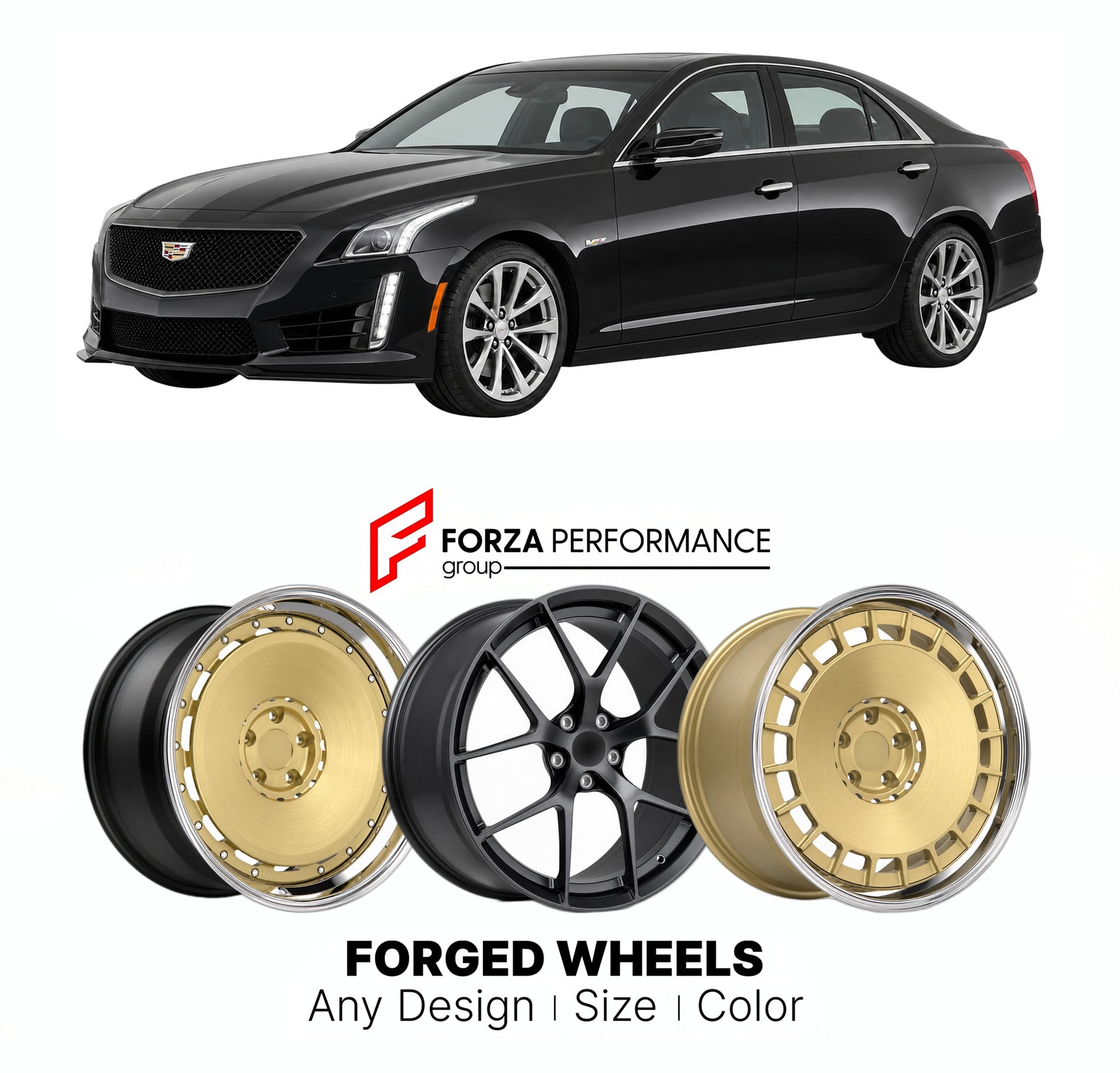 FORGED WHEELS RIMS for CADILLAC CTS V-SPORT 2003 - 2019

Custom forged wheels for Cadillac CTS V-Sport 2003 - 2019. Made-to-order monoblock, 2-piece and 3-piece rims in custom sizes, offsets, colors and finishes with guaranteed fitment.

We manufacture premium quality forged wheels rims for Cadillac CTS V-Sport 2003 - 2019 in any design, size, color.

THIS WHEEL DESIGN CAN BE CUSTOM-MADE FOR YOUR CAR IN ANY SIZE AND COLOR OPTIONS
Available in monoblock, 2-piece, 3-piece, duoblock, beadlock
3D wheel renderin