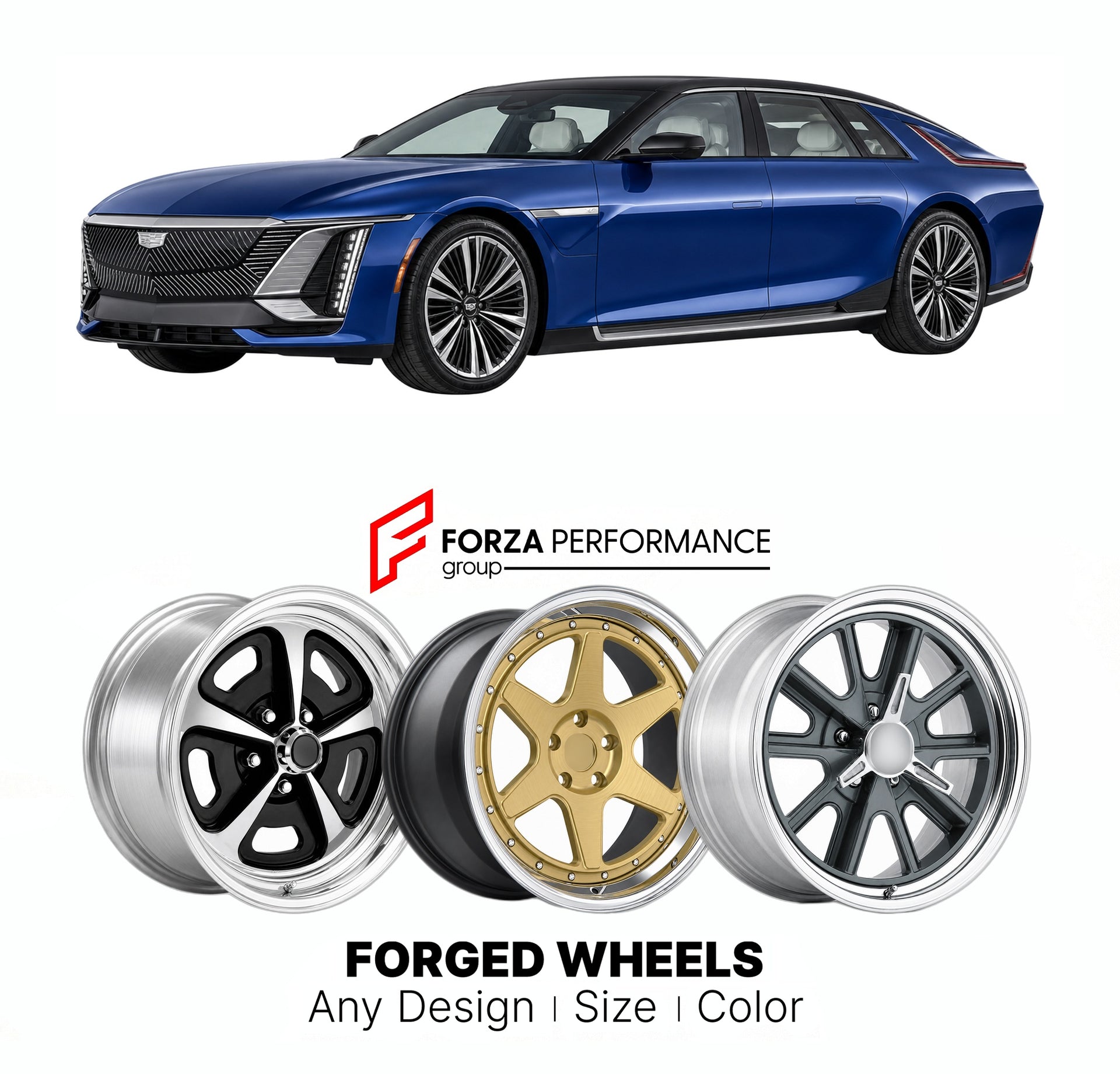 FORGED WHEELS RIMS for CADILLAC CELESTIQ BESPOKE SEDAN 2024+

Custom forged wheels for Cadillac Celestiq Bespoke Sedan 2024+. Made-to-order monoblock, 2-piece and 3-piece rims in custom sizes, offsets, colors and finishes with guaranteed fitment.

We manufacture premium quality forged wheels rims for Cadillac Celestiq Bespoke Sedan 2024+ in any design, size, color.

THIS WHEEL DESIGN CAN BE CUSTOM-MADE FOR YOUR CAR IN ANY SIZE AND COLOR OPTIONS
Available in monoblock, 2-piece, 3-piece, duoblock, beadlock
3D
