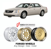 FORGED WHEELS RIMS for CADILLAC DTS BASE 2006 - 2011

Custom forged wheels for Cadillac DTS Base 2006 - 2011. Made-to-order monoblock, 2-piece and 3-piece rims in custom sizes, offsets, colors and finishes with guaranteed fitment.

We manufacture premium quality forged wheels rims for Cadillac DTS Base 2006 - 2011 in any design, size, color.

THIS WHEEL DESIGN CAN BE CUSTOM-MADE FOR YOUR CAR IN ANY SIZE AND COLOR OPTIONS
Available in monoblock, 2-piece, 3-piece, duoblock, beadlock
3D wheel renderings are pr