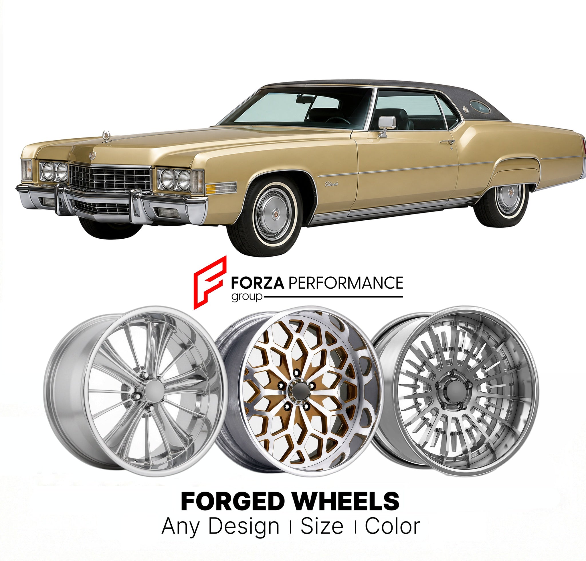 CUSTOM CLASSIC VINTAGE RESTOMOD RETRO OLD SCHOOL FORGED WHEELS RIMS fo